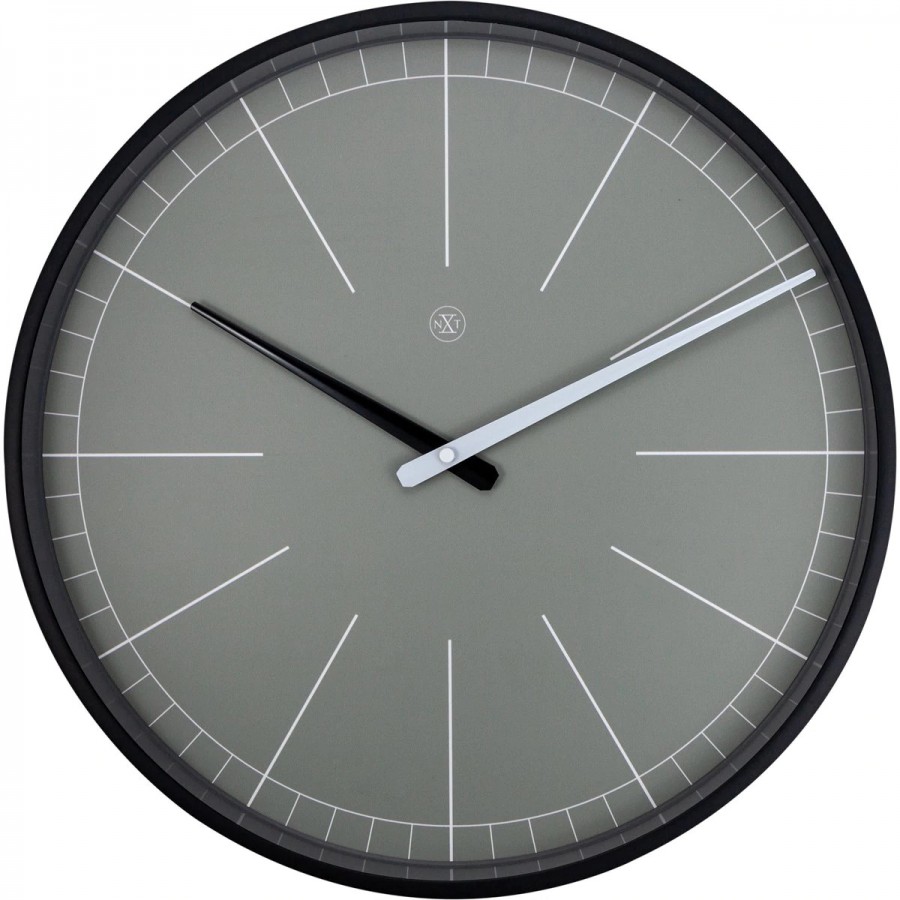 Ρολόι Τοίχου Πλαστικό Gray NexTime 7328GS Ρολόγια